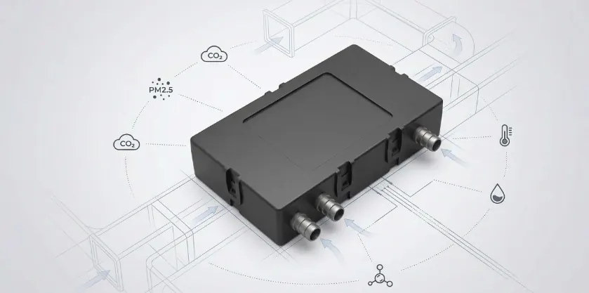 Cover image for multi-in-one air quality module system design