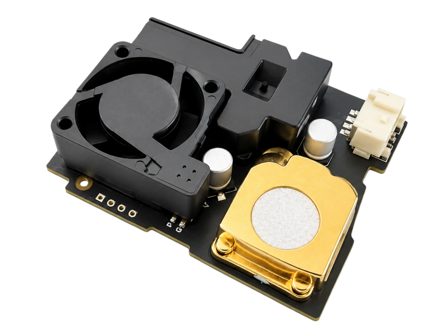 PM, CO2, temperature, humidity and AQS multi-sensor module