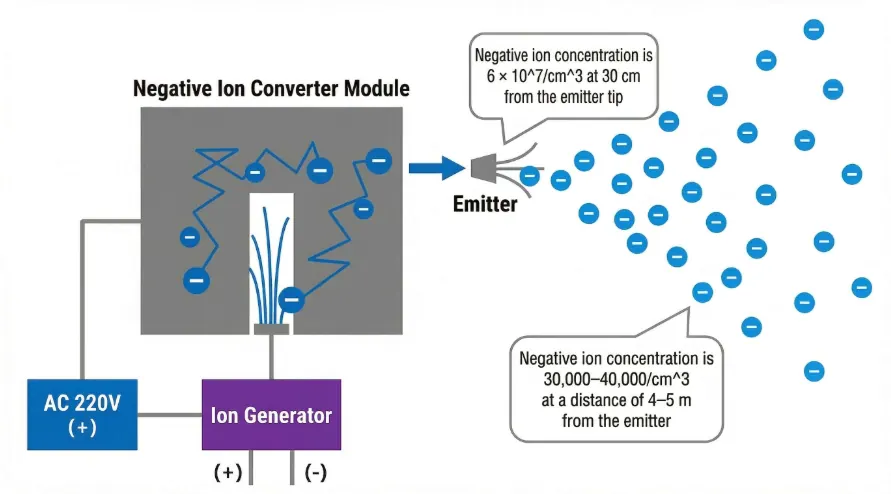 Ion Generator for Hair Dryer