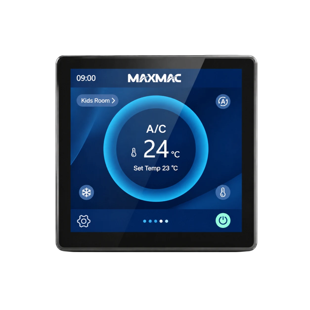 MAXMAC 6-A6310-K 4-Inch Full Touchscreen Thermostat